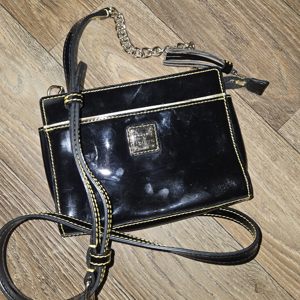 Dooney & Bourke Black Leather Crossbody Bag